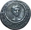 Extremely Rare Silver Roman coin Denarius of Augustus